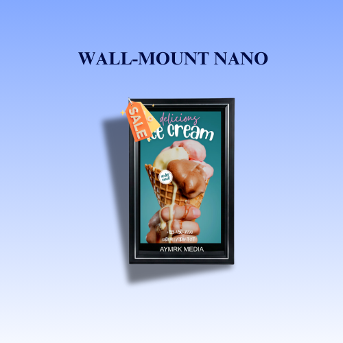 Wall-Mount Nano (Black Frame 24' Inches)