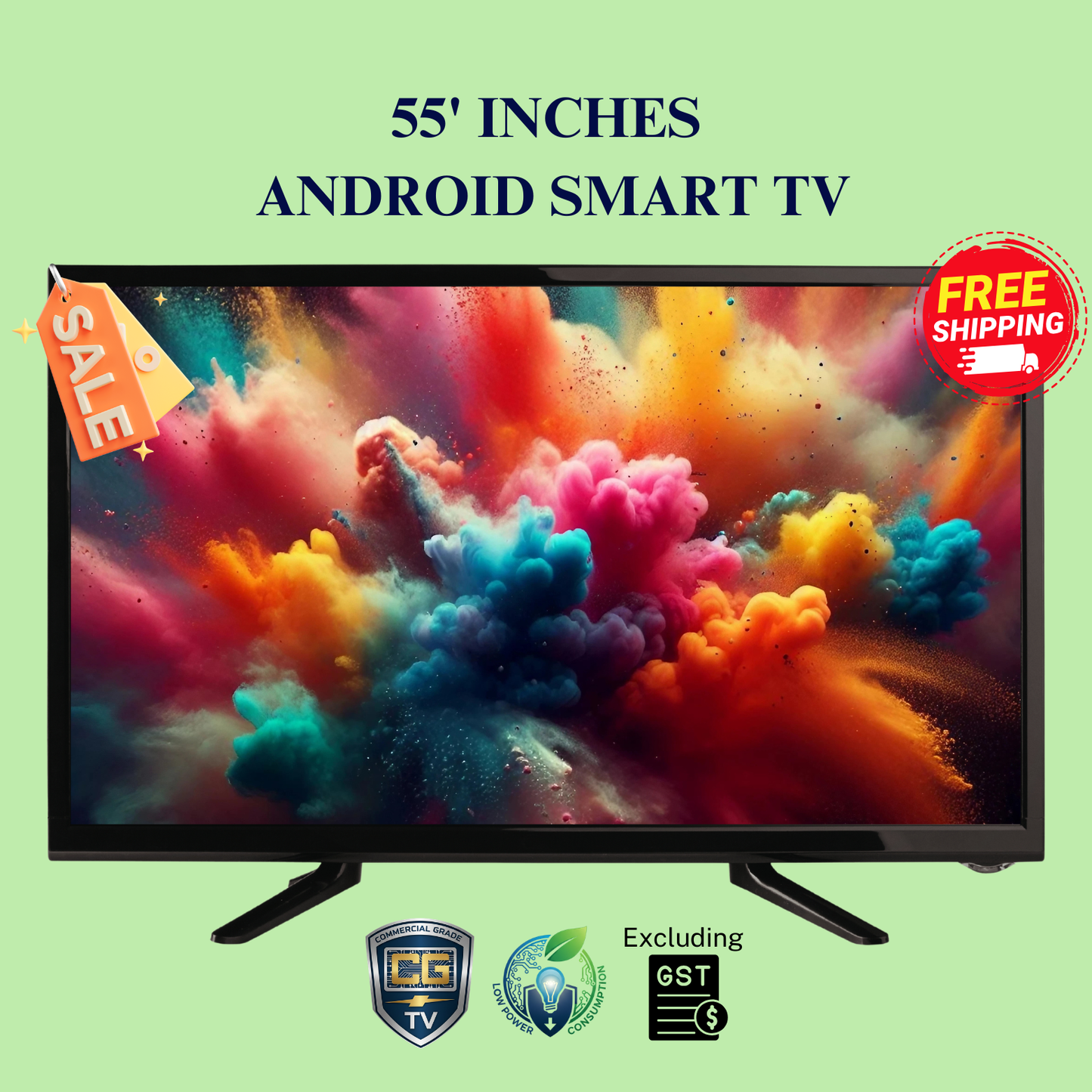 ANDROID SMART TV - 55 INCHES