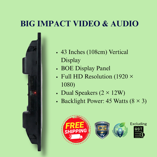 ANDROID SMART TV - 43 INCHES