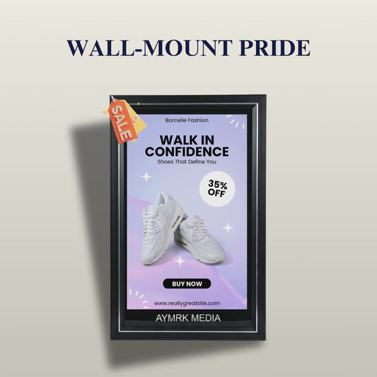WALL MOUNT PRIDE (Black Framed 32-Inches)